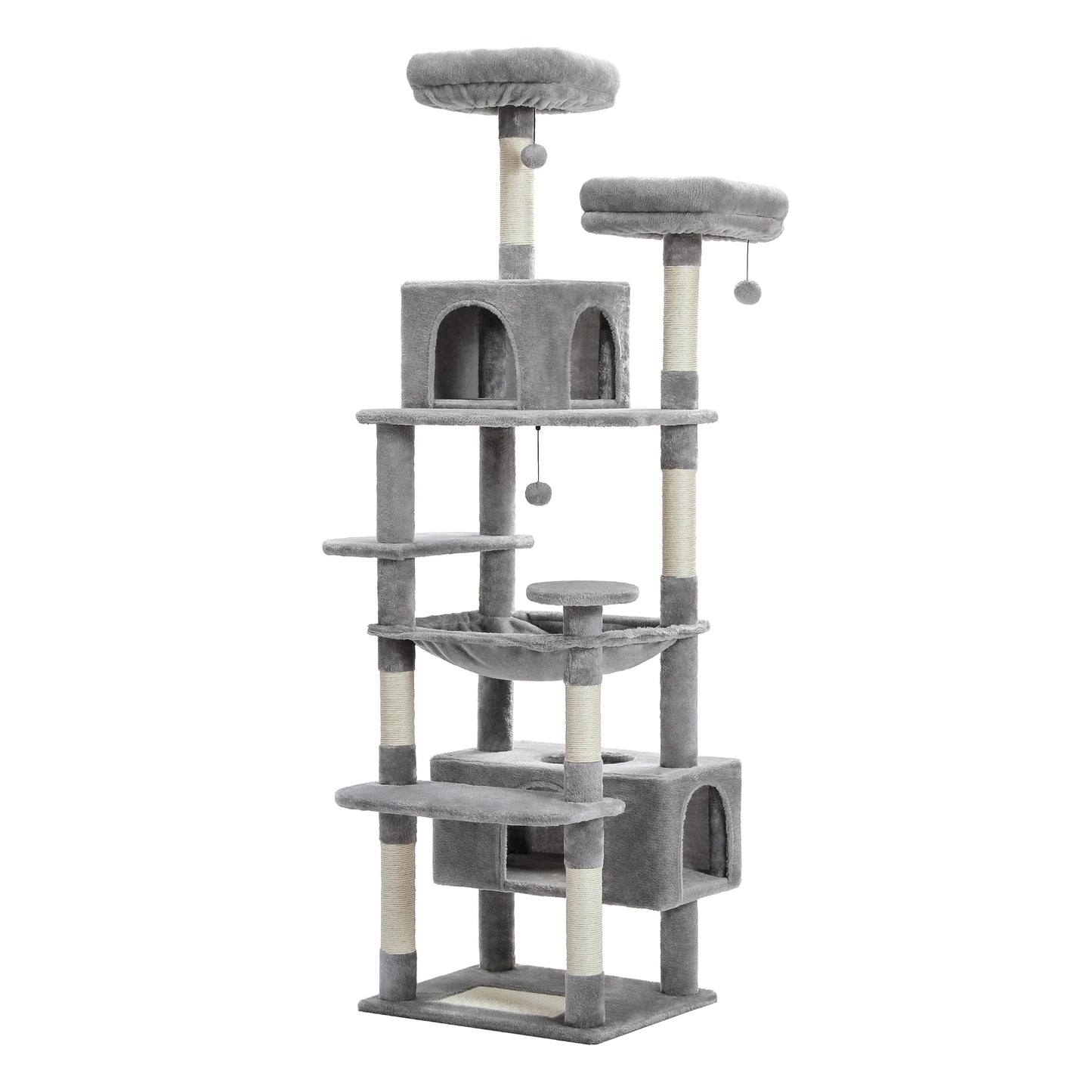 PAWZ Road Cat Tree Multi-Level Plush Condo With Scratching Posts