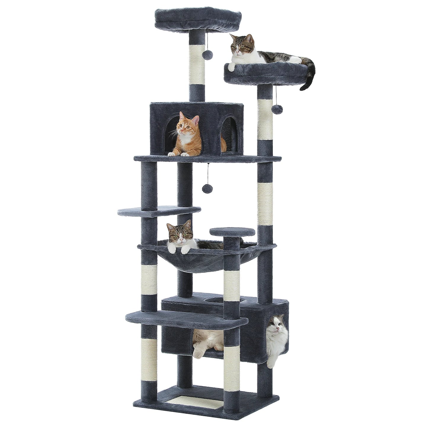 PAWZ Road Cat Tree Indoor Tower With Sisal Scratching Posts