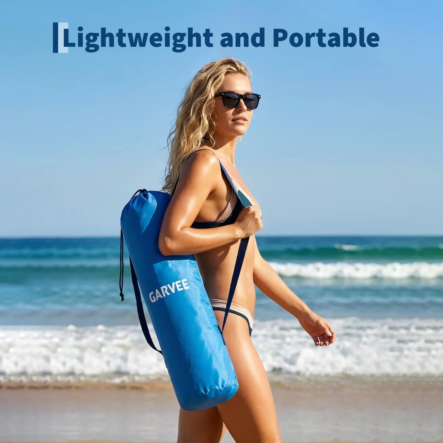 Low Profile Portable Folding Beach Chair With Cup Holder