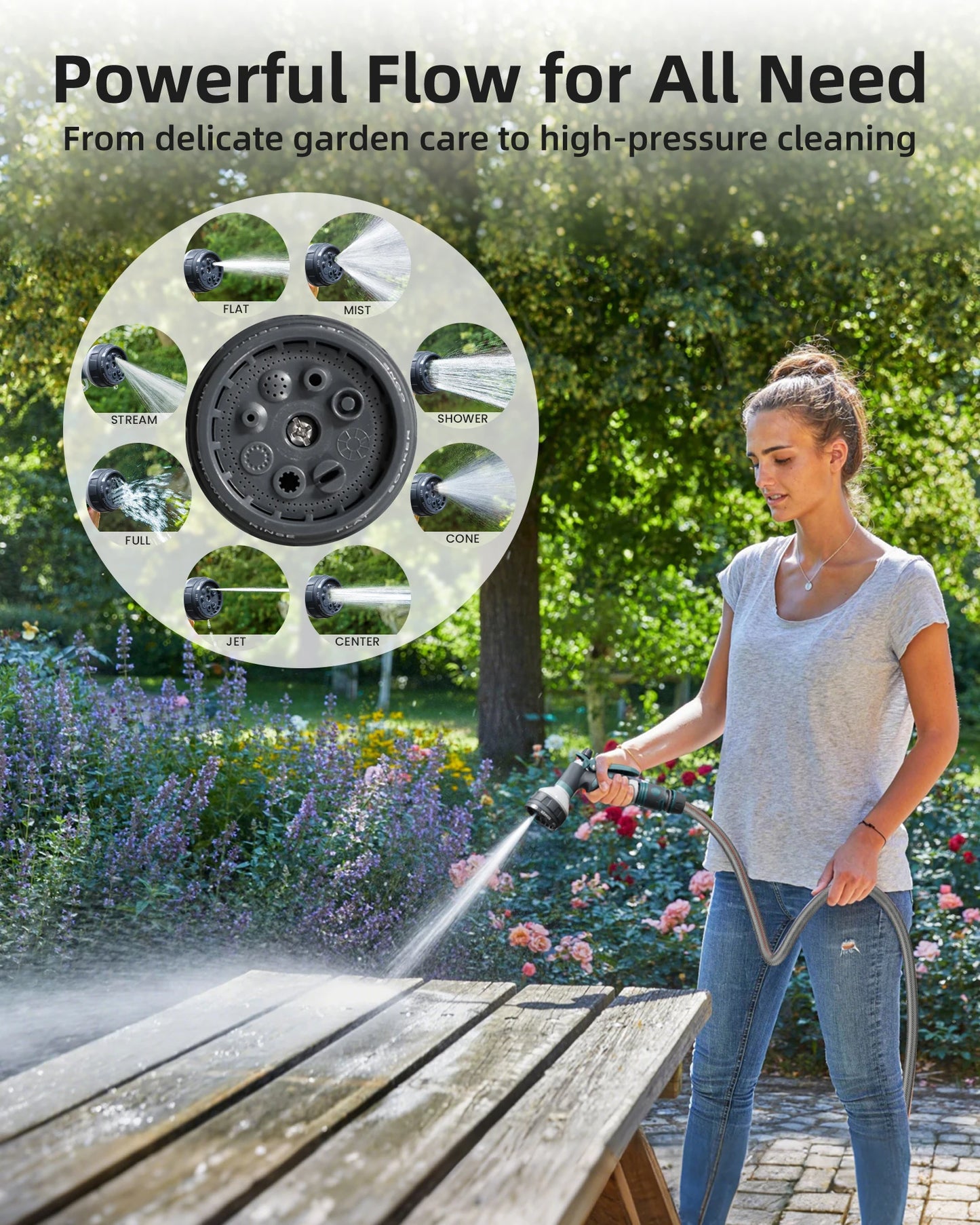 Retractable Wall Mounted Heavy Duty Hose Reel with Auto Rewind