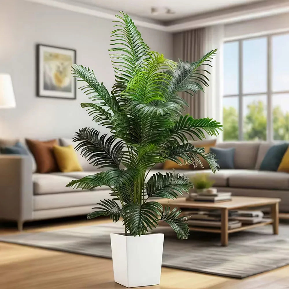 Artificial 2Piece Palm Tree Plant For Indoor And Outdoor Decor