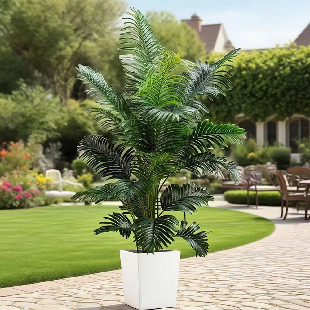 Artificial 2Piece Palm Tree Plant For Indoor And Outdoor Decor