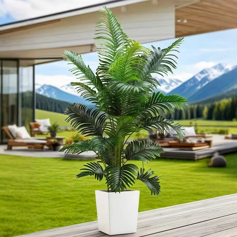 Artificial 2Piece Palm Tree Plant For Indoor And Outdoor Decor