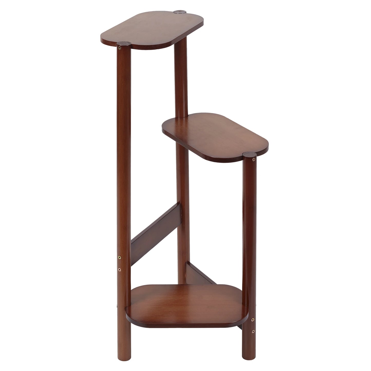 Bamboo 3 Tier Plant Stand Indoor Corner Display Rack