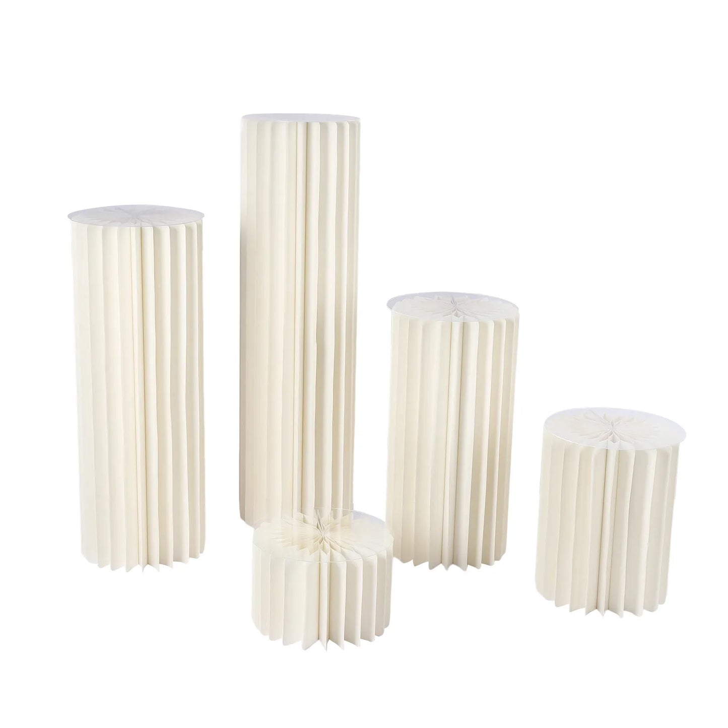 Wedding Cardboard Vases Centerpieces 5 Pack For Party Tables Decorations
