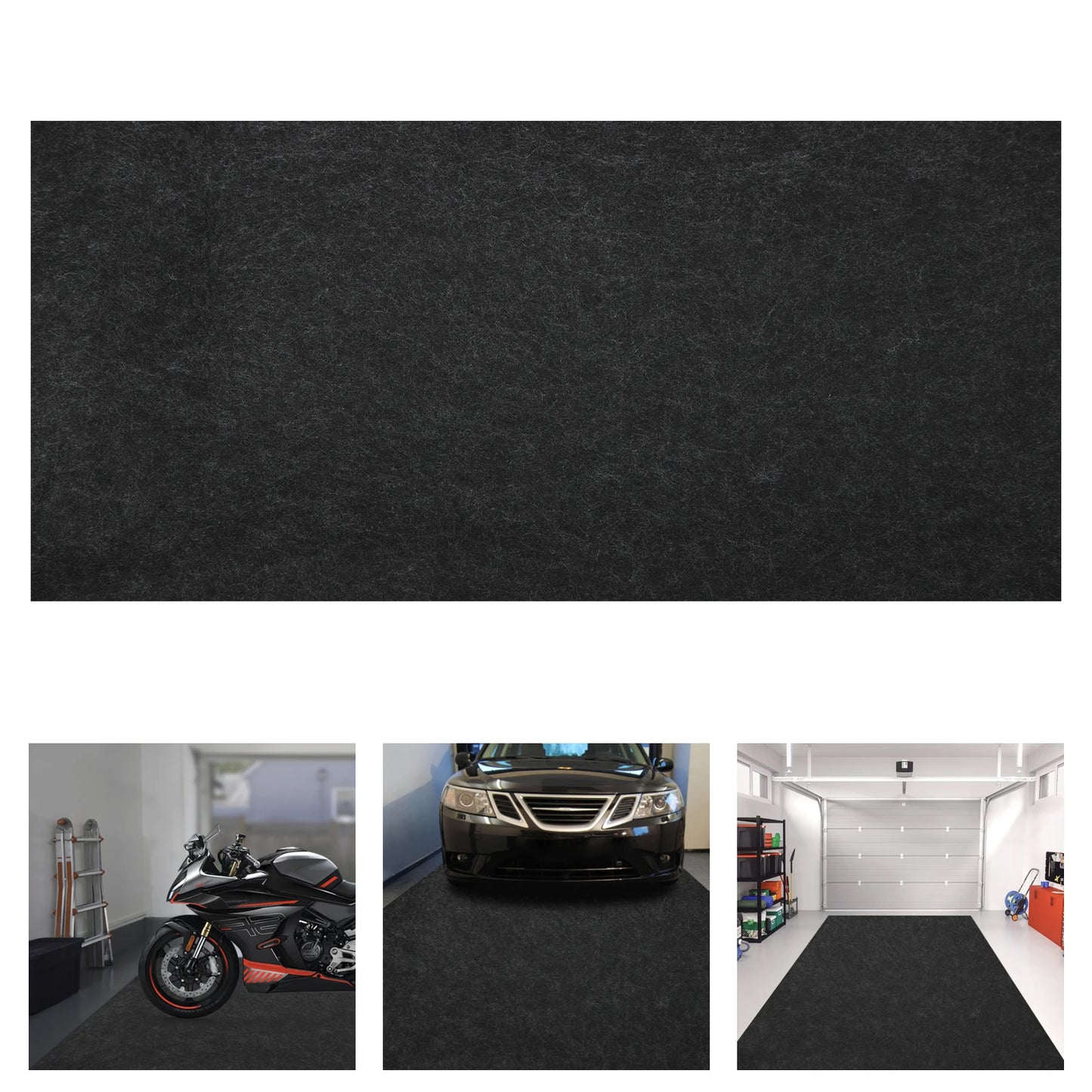 Garage Non Slip Mat Non Woven PE Waterproof Floor Protection