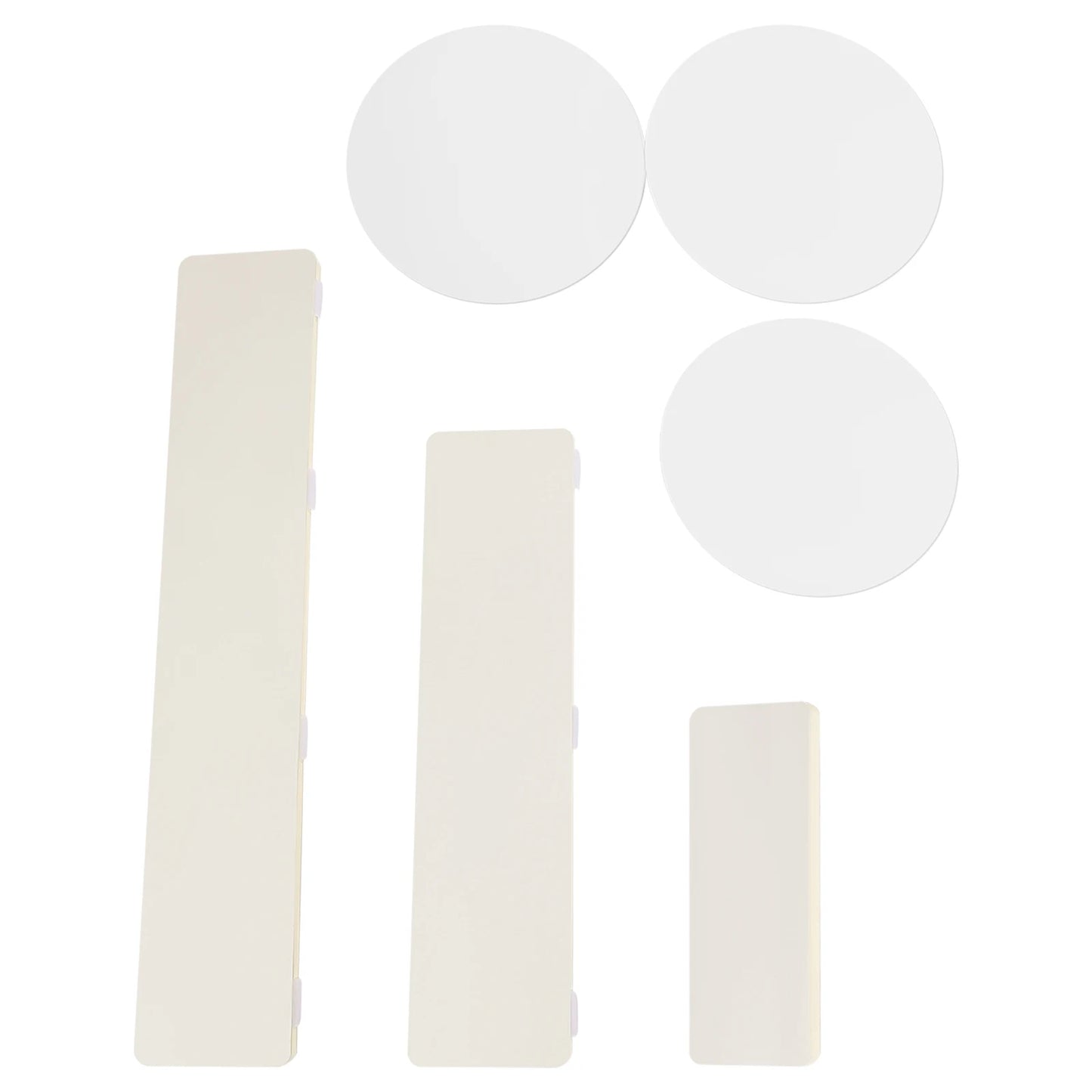 Three Piece Wedding Flower Stand Set Foldable Cardboard Dessert Centerpieces