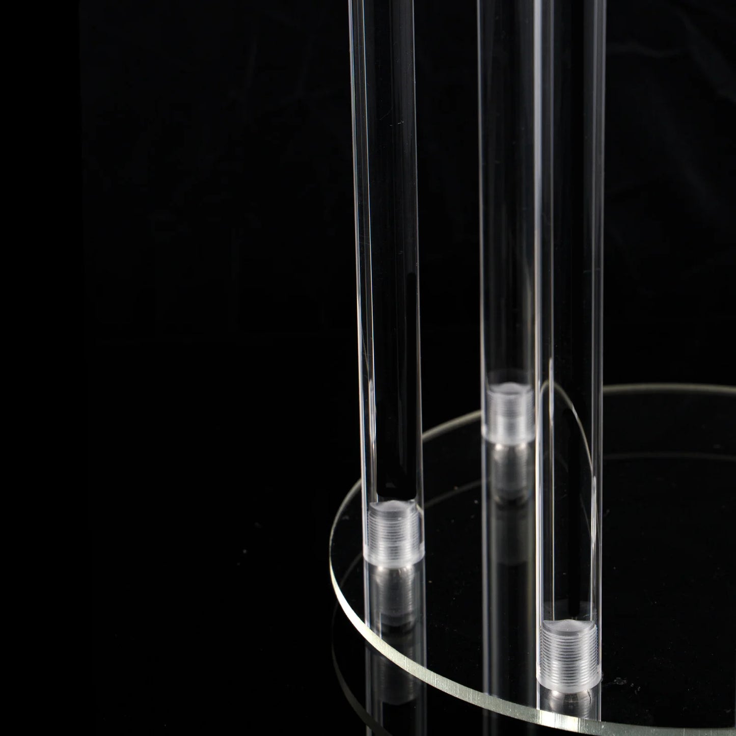 VINCIGANT 6 Arm Acrylic Candelabra Taper Candle Holder For Wedding
