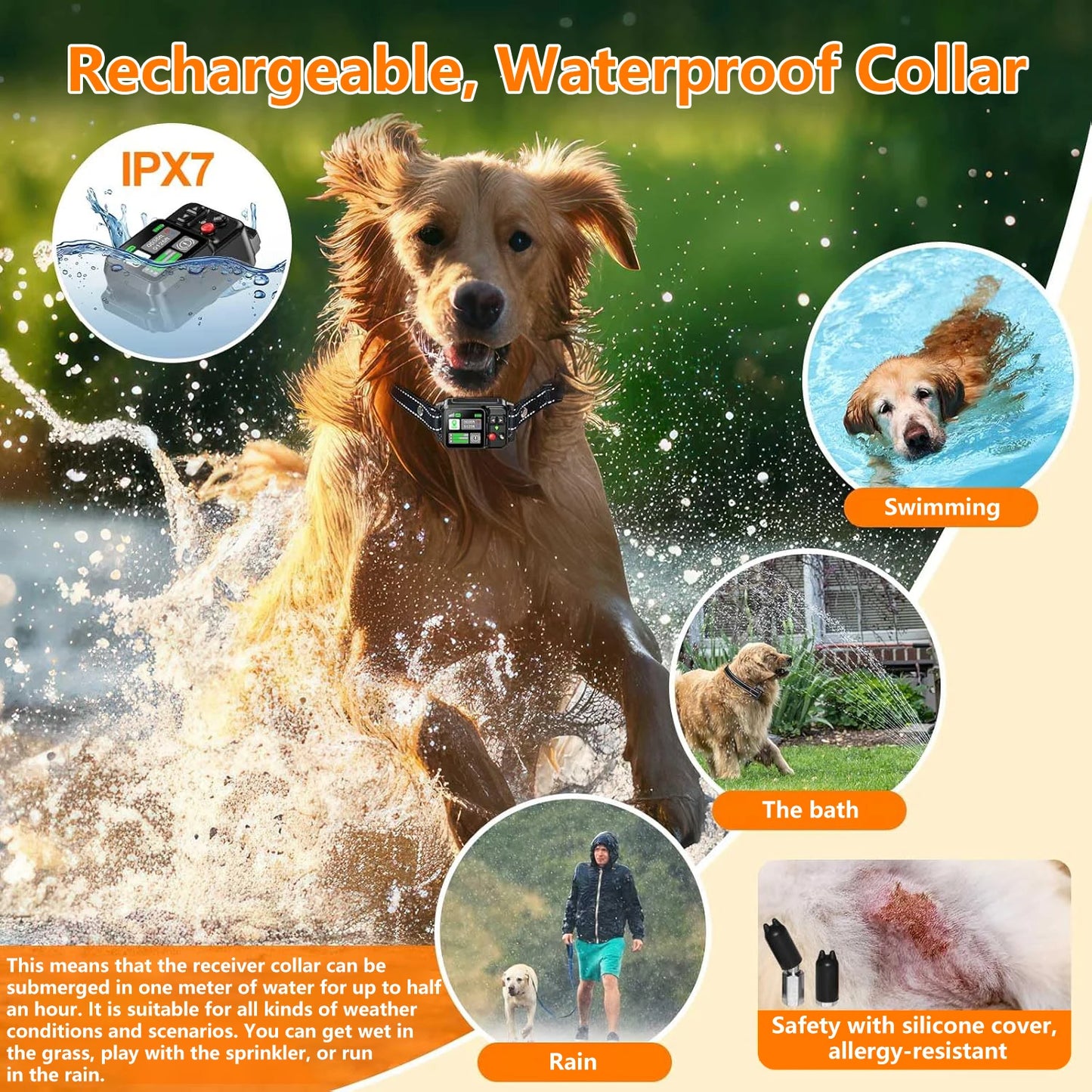 Petedu GPS Wireless Dog Fencing System With GPS Satellite Technology