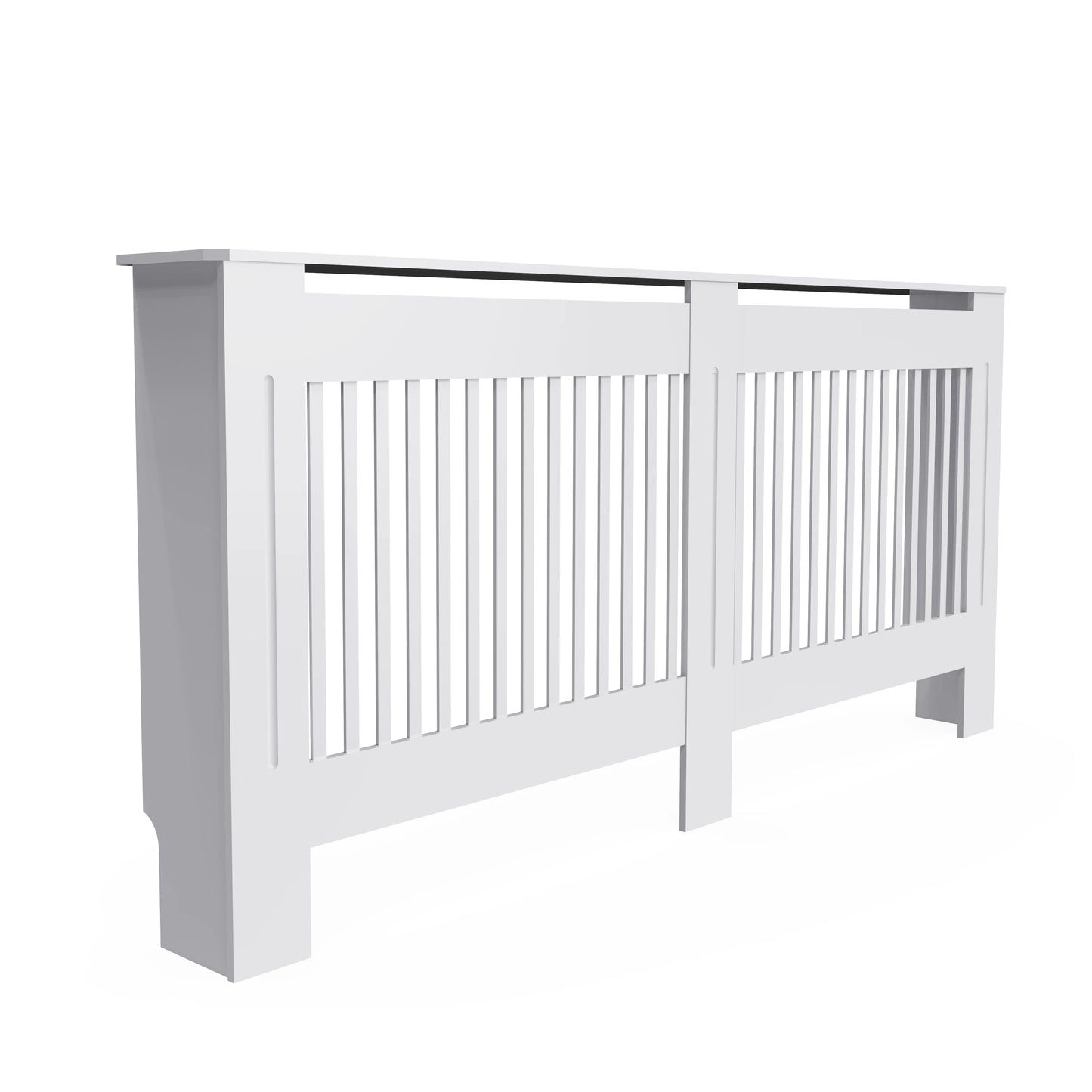 MDF Radiator Cover Cabinet With Grill Shelf For Home Use