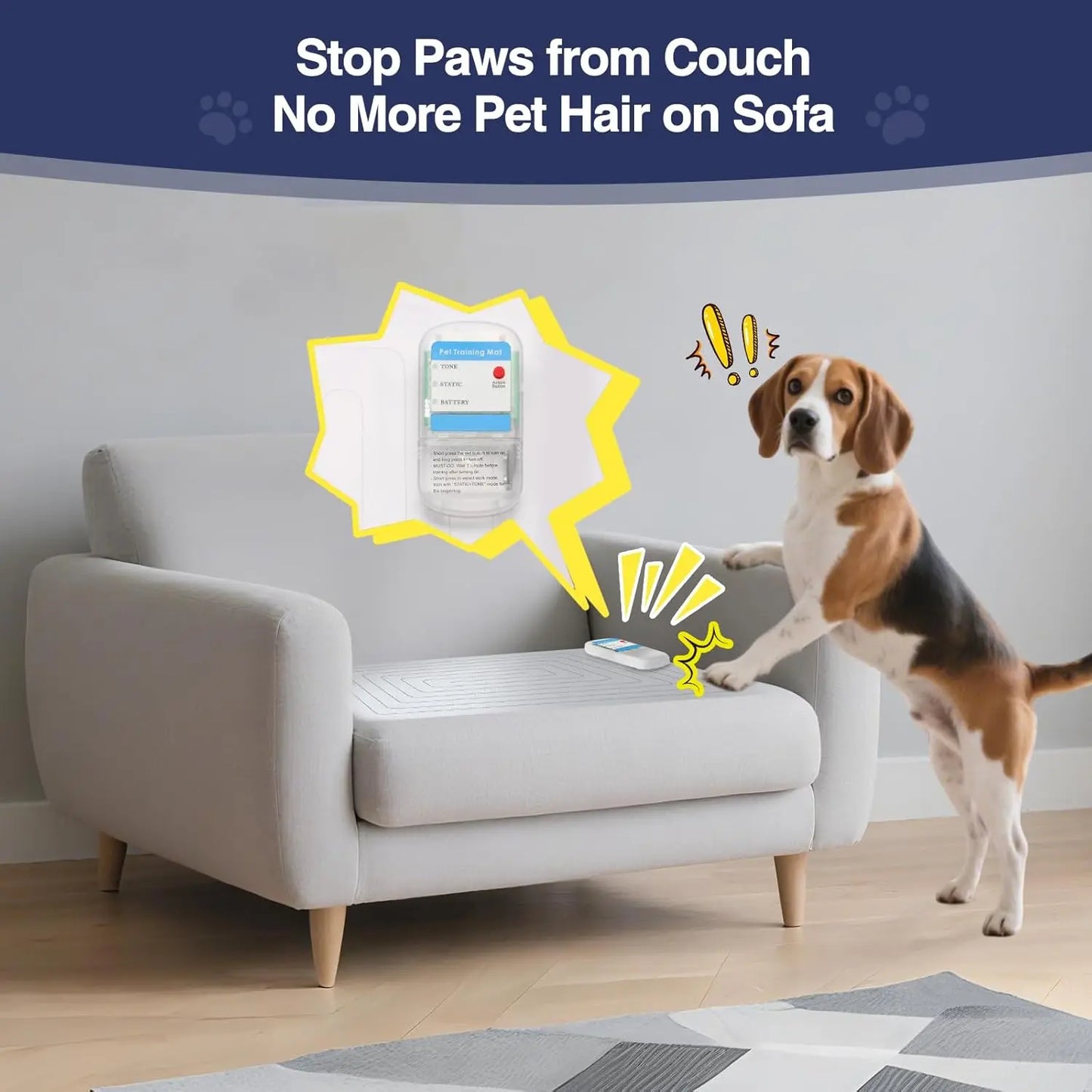 Electric Pet Training Mat for Dogs and Cats 3 Modes
