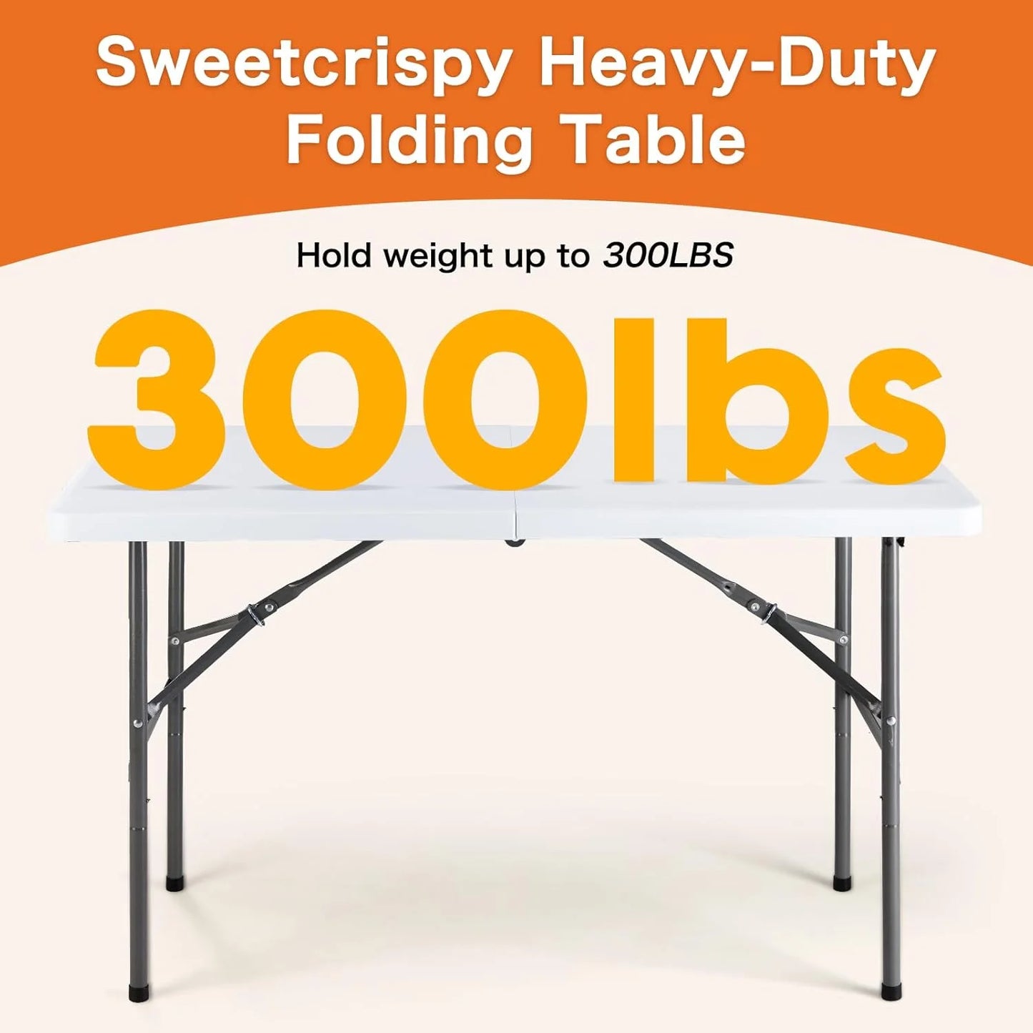 Foldable Picnic Table Portable Outdoor Camping With Carry Handle