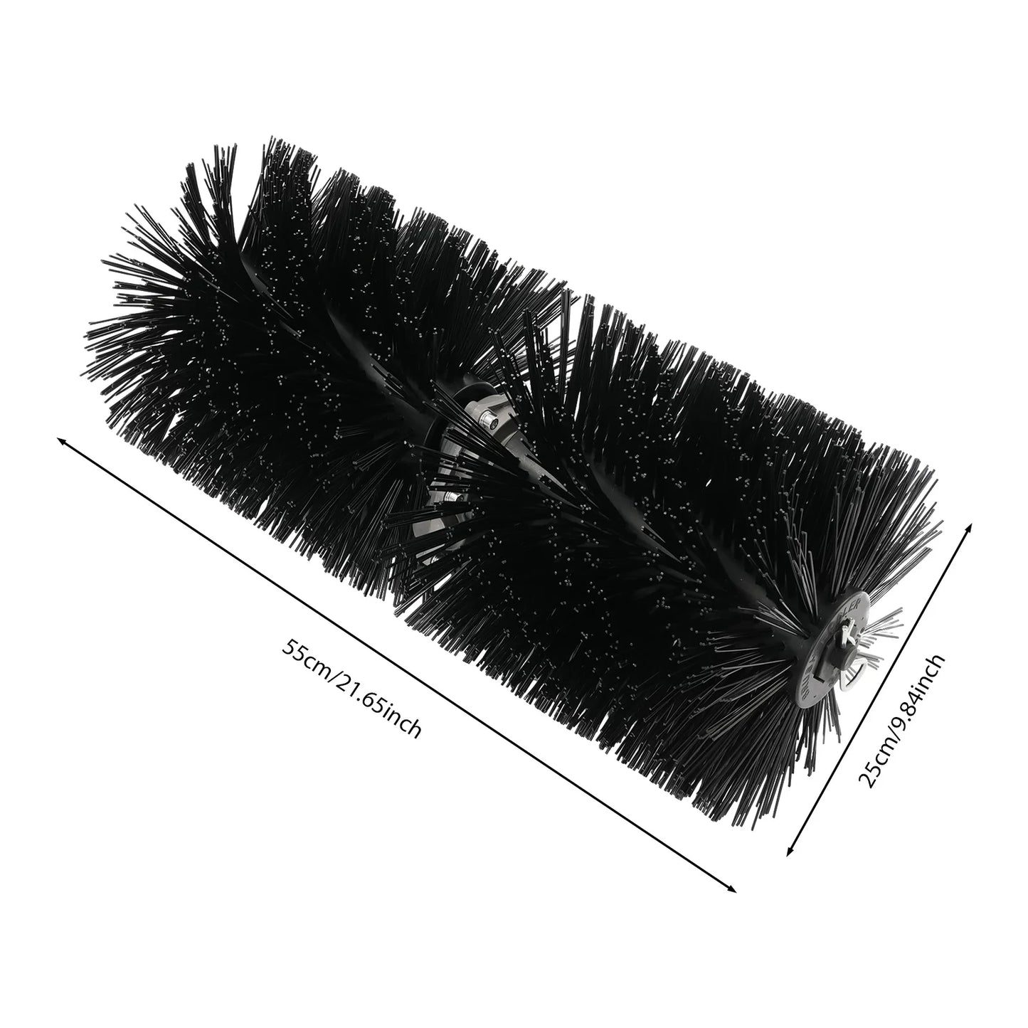 Bymaocar Lawn Mower Broom Head Sweeper Rolling Brush Attachment