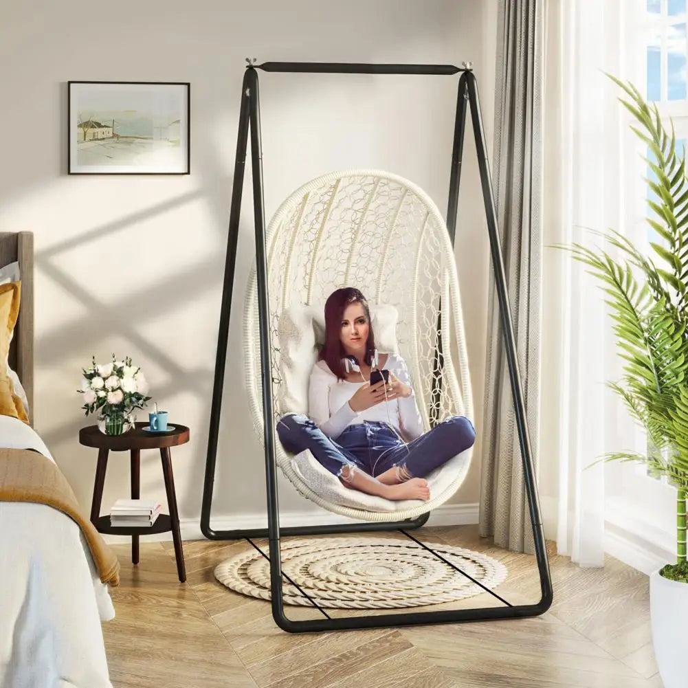 A Frame Hammock Chair Stand With Strong Metal Support