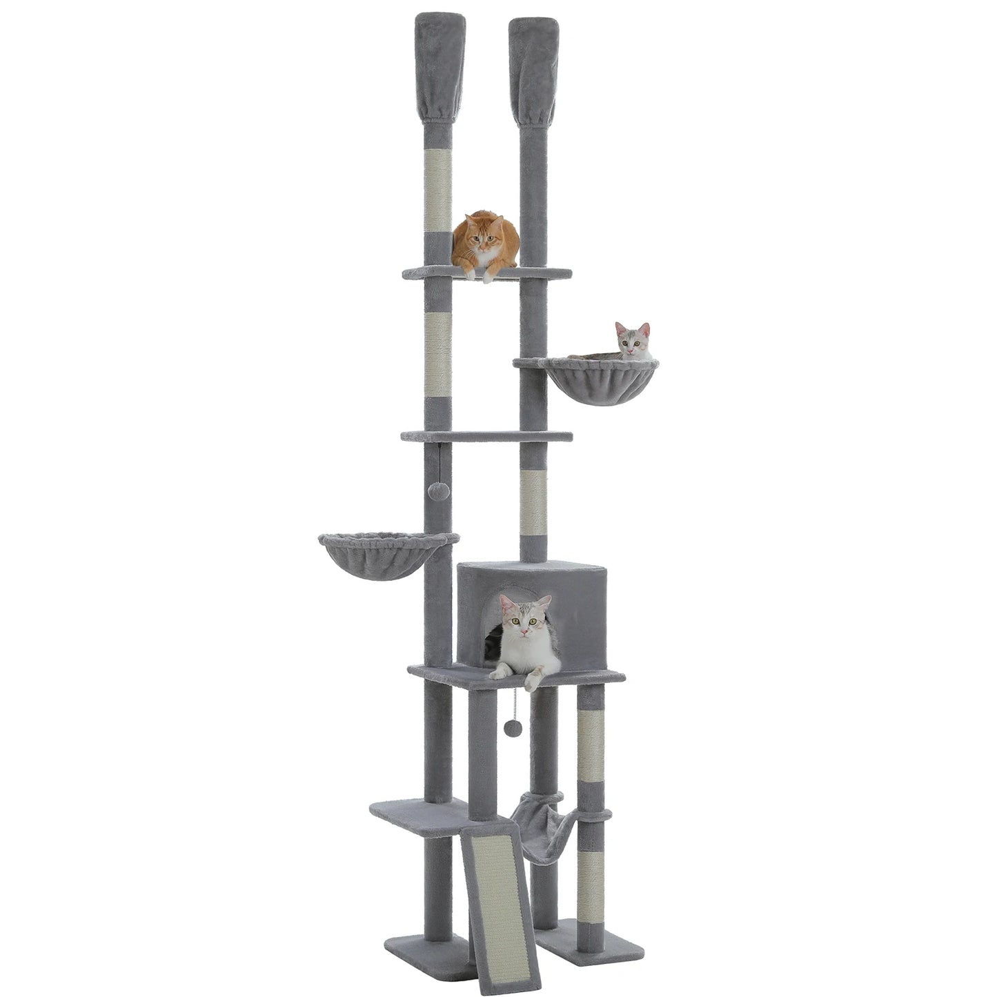 PAWZ Road Cactus Cat Tree Floor To Ceiling Tower Condos