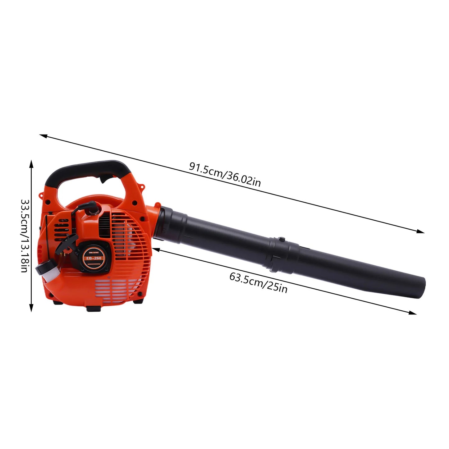 Gas Leaf Blower 2 Stroke Handheld Yard Cleaning Tool