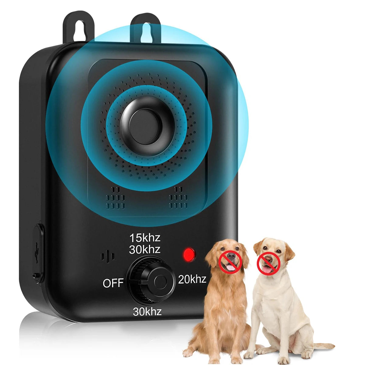 Ultrasonic Bark Deterrent For Dogs Rechargeable Indoor Outdoor Use