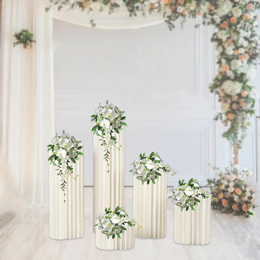 Wedding Cardboard Vases Centerpieces 5 Pack For Party Tables Decorations