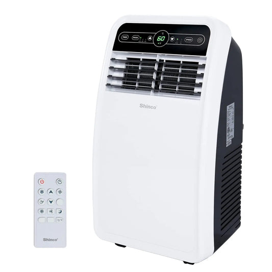 Shinco Portable Air Conditioner with Built-In Dehumidifier and Fan Modes