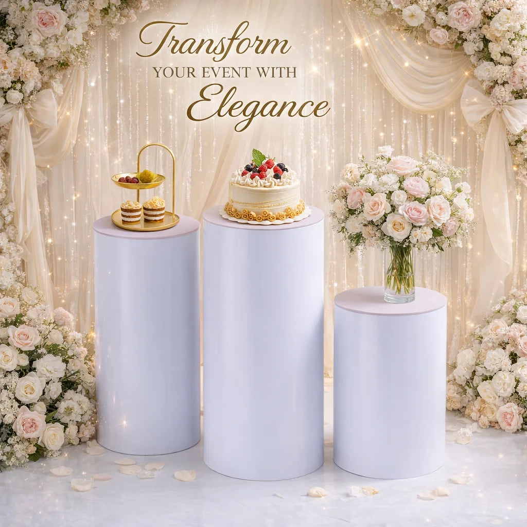 Acrylic Cylinder Stands For Weddings Events Birthday Cake And Flower Decor