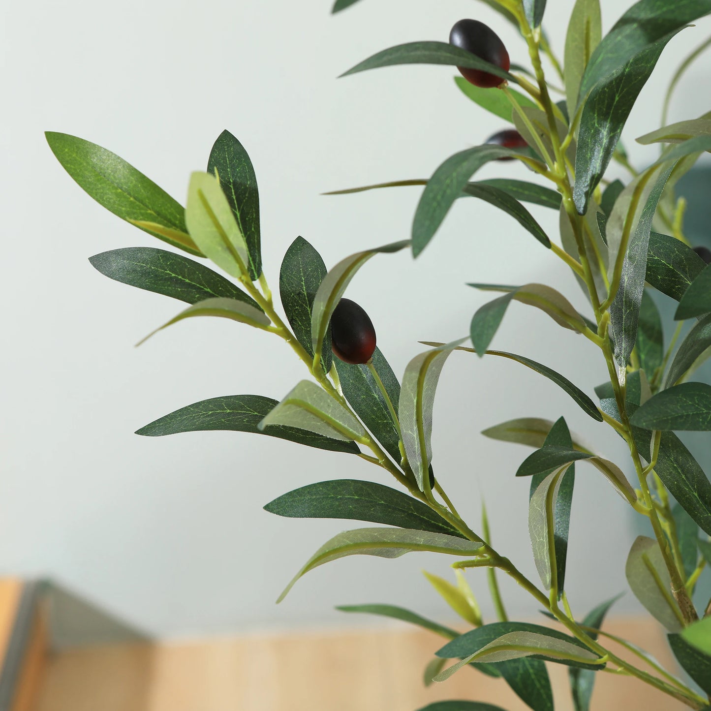 KAZEILA CN Artificial Olive Tree Multi Trunk Realistic Branches Planter