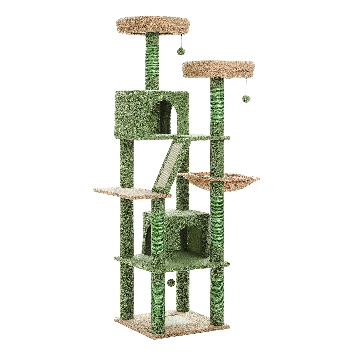 PAWZ Road Cat Tree Multi-Level Plush Condo With Scratching Posts