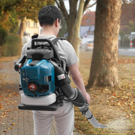 Bymaocar Backpack Leaf Blower 75.6cc Gas Powered 2.6KW 7000RPM