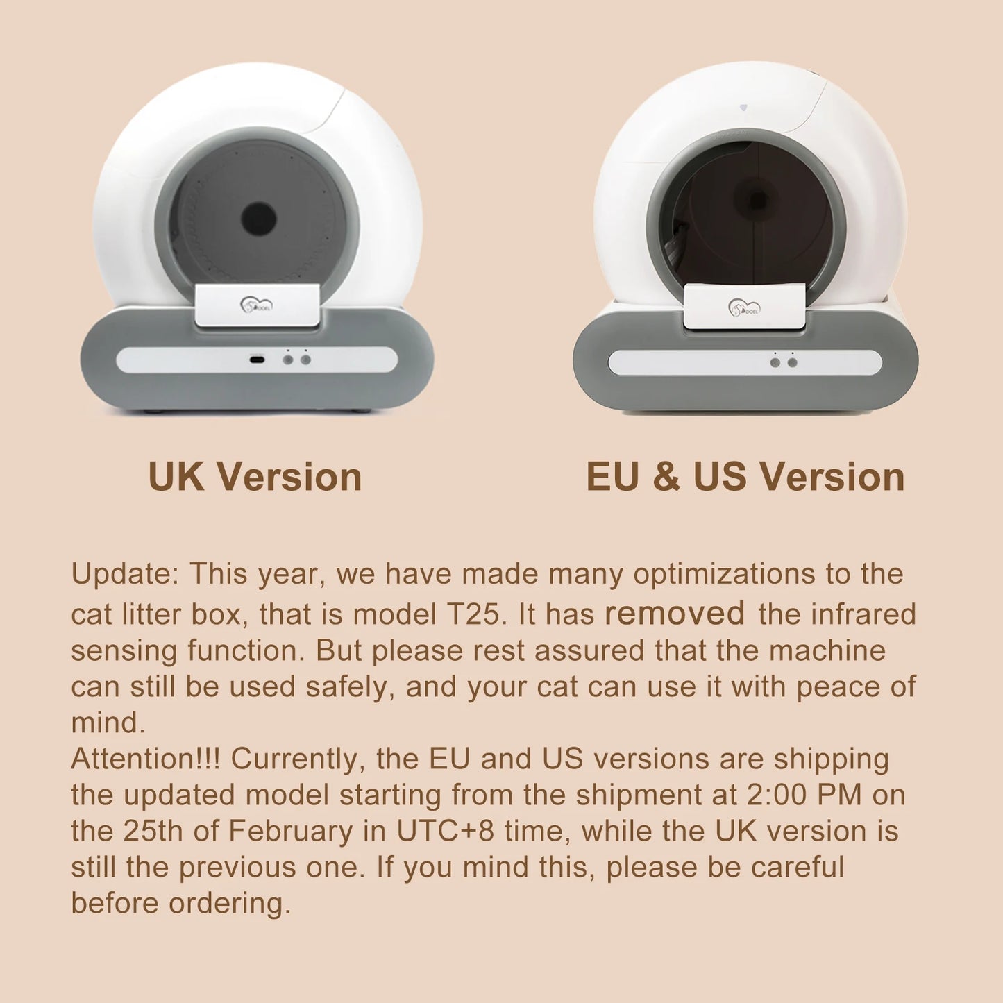 DOEL Self-Cleaning Cat Litter Box With App Control And 2.4G WiFi