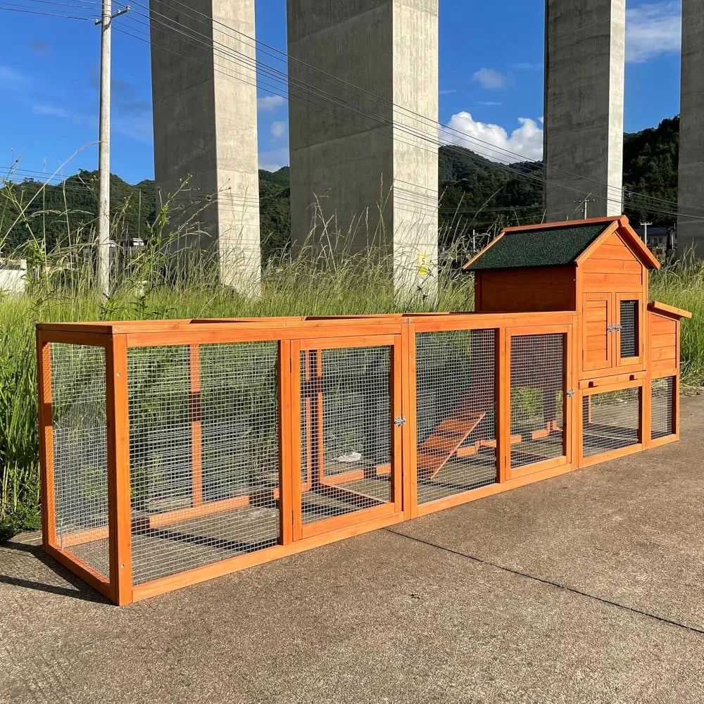 Weatherproof Chicken Coop With Nest Box And Removable Tray