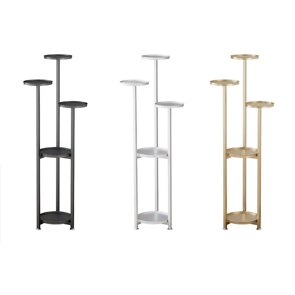 TWISTER.CK Tiered Plant Stand Indoor Five Tier Metal Corner Shelf