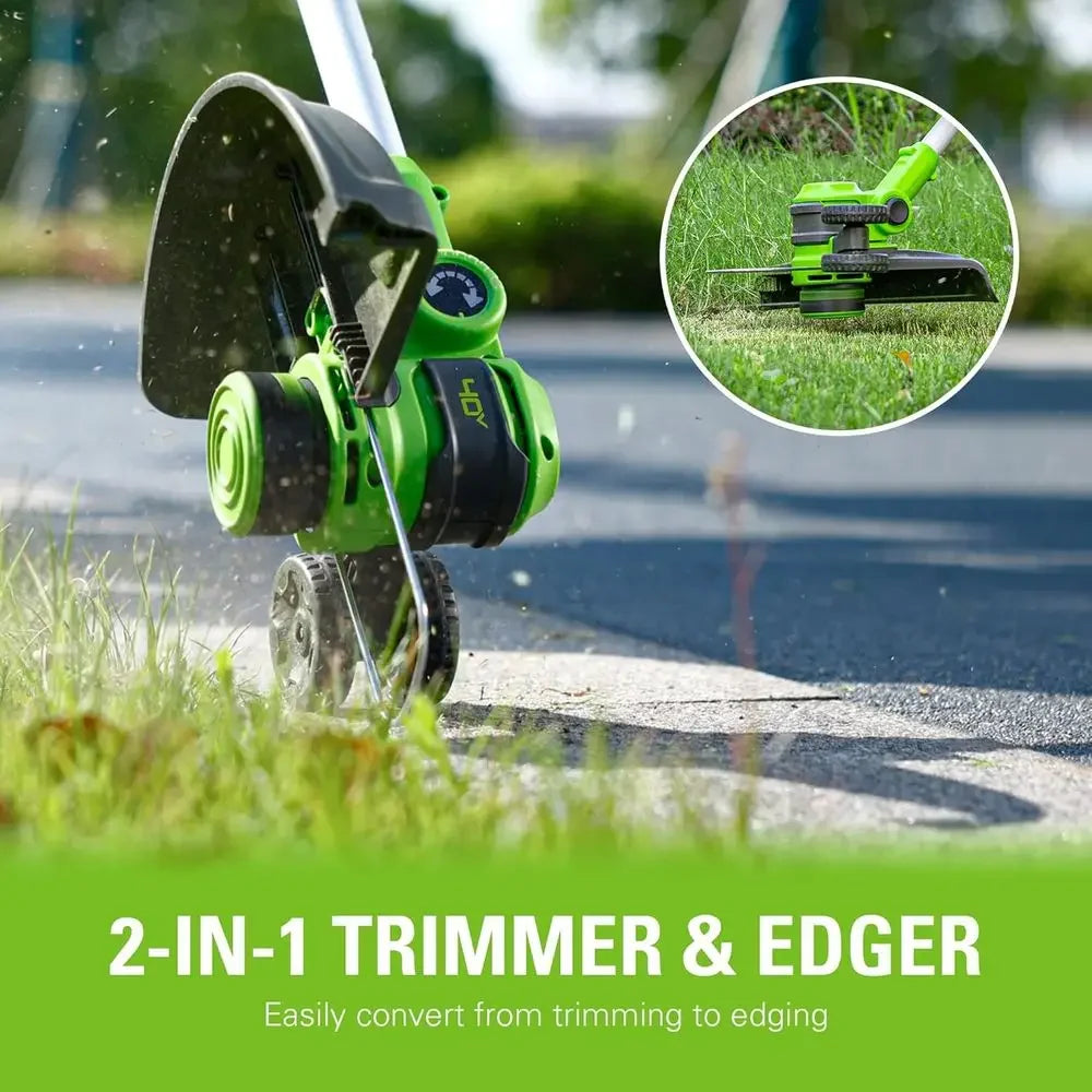 40V Cordless Lawn Mower Leaf Blower String Trimmer Combo Kit