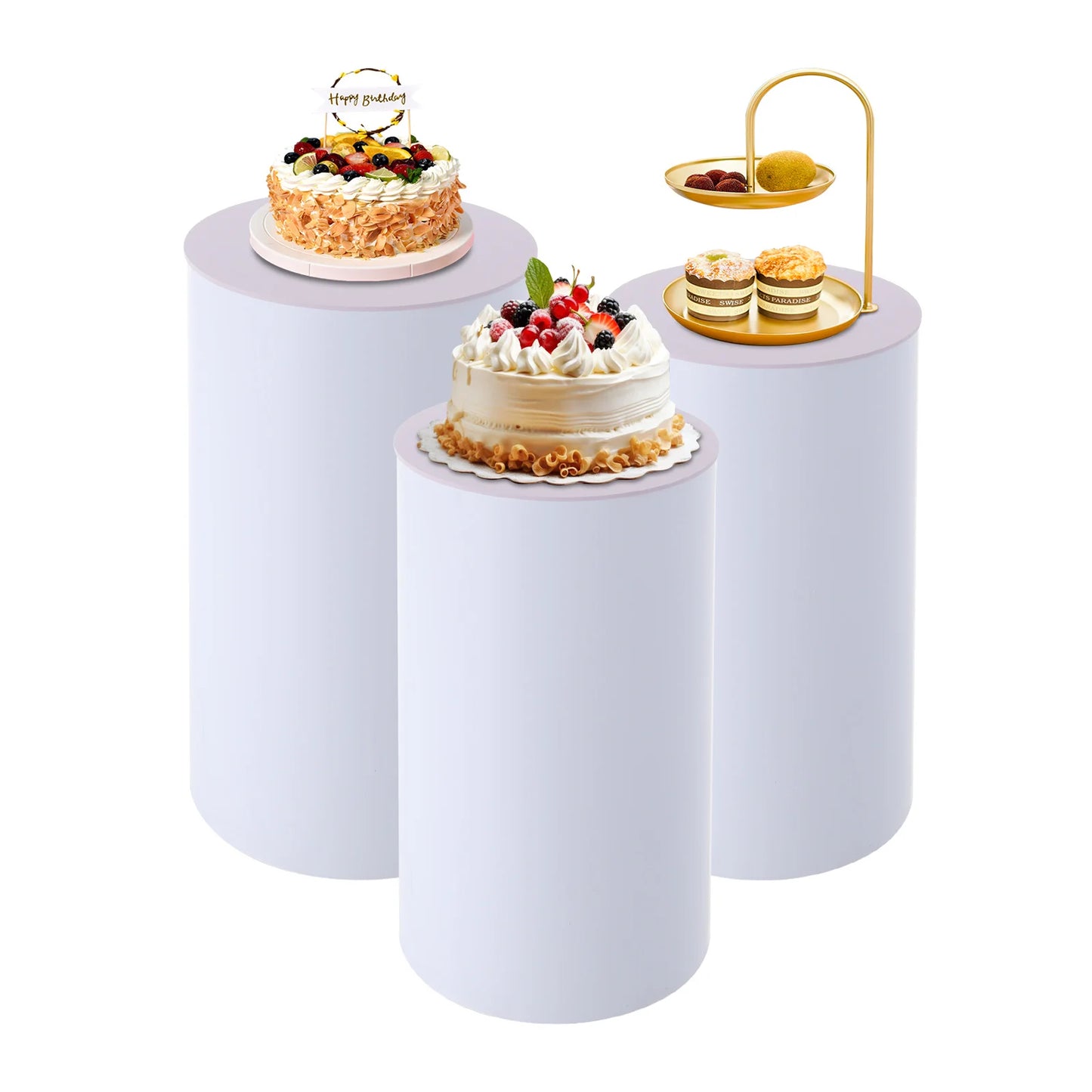 Acrylic Cylinder Stands For Weddings Events Birthday Cake And Flower Decor