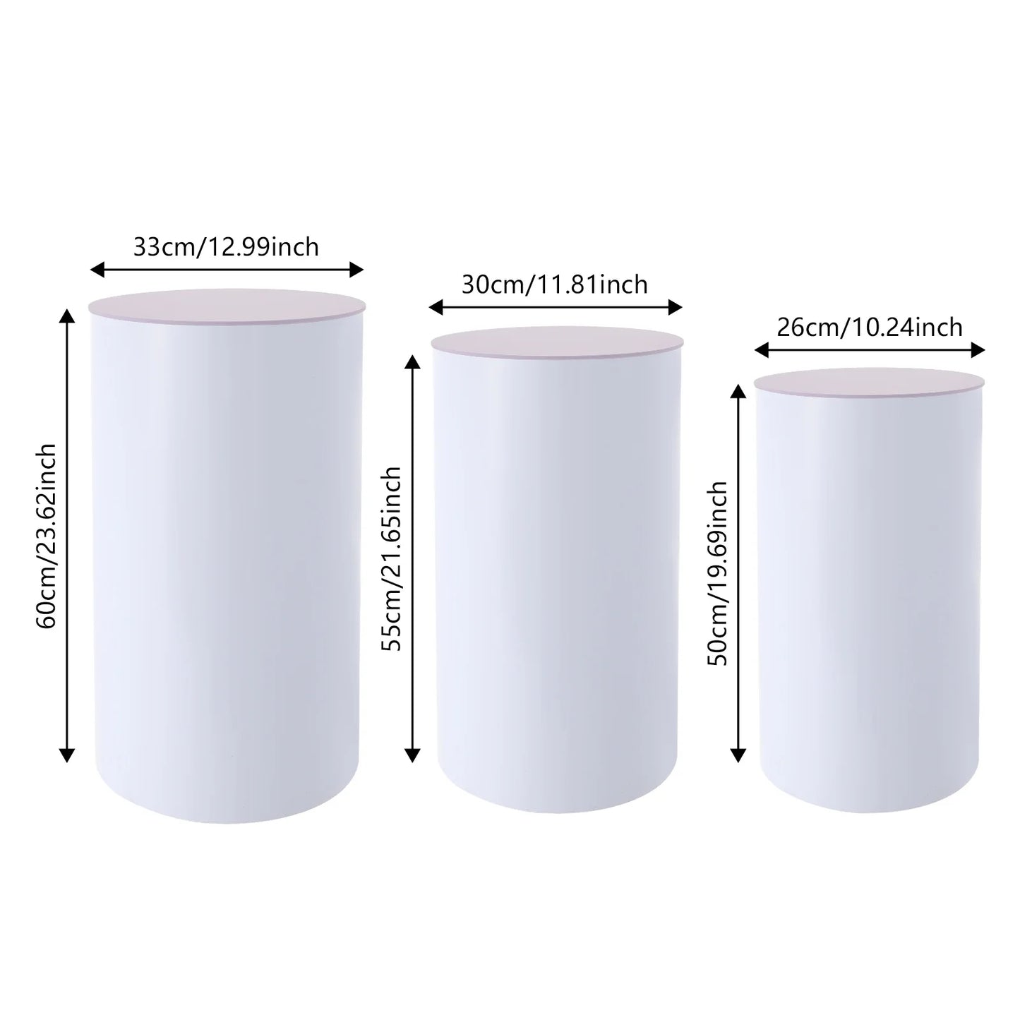 Acrylic Cylinder Stands For Weddings Events Birthday Cake And Flower Decor