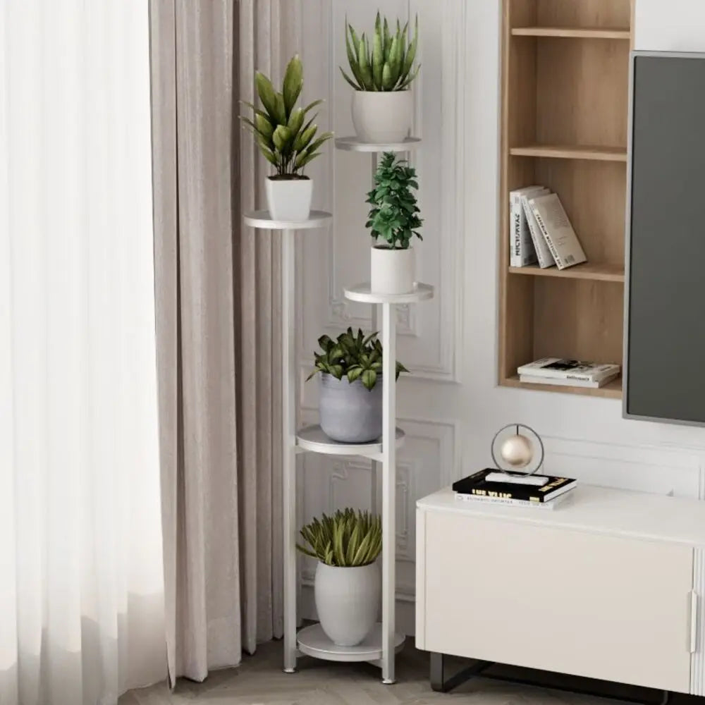 TWISTER.CK Tiered Plant Stand Indoor Five Tier Metal Corner Shelf