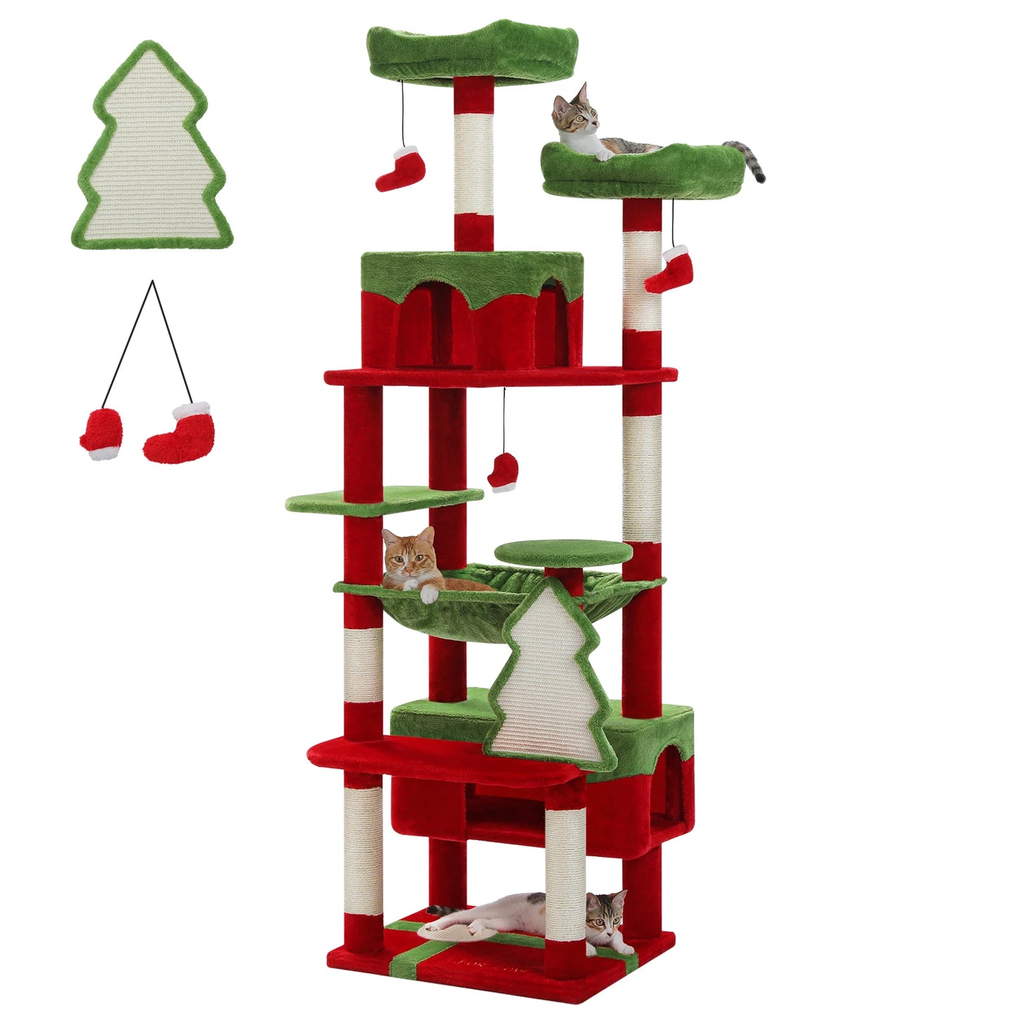 PAWZ Road Large Cat Tree Tower Indoor Cats Sisal Posts