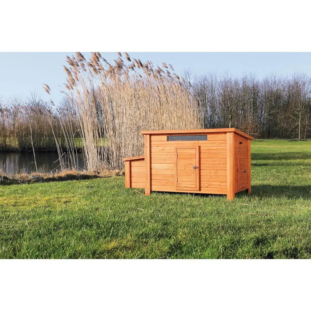 Pine Wood Chicken Coop Portable With Top Access Ventilated