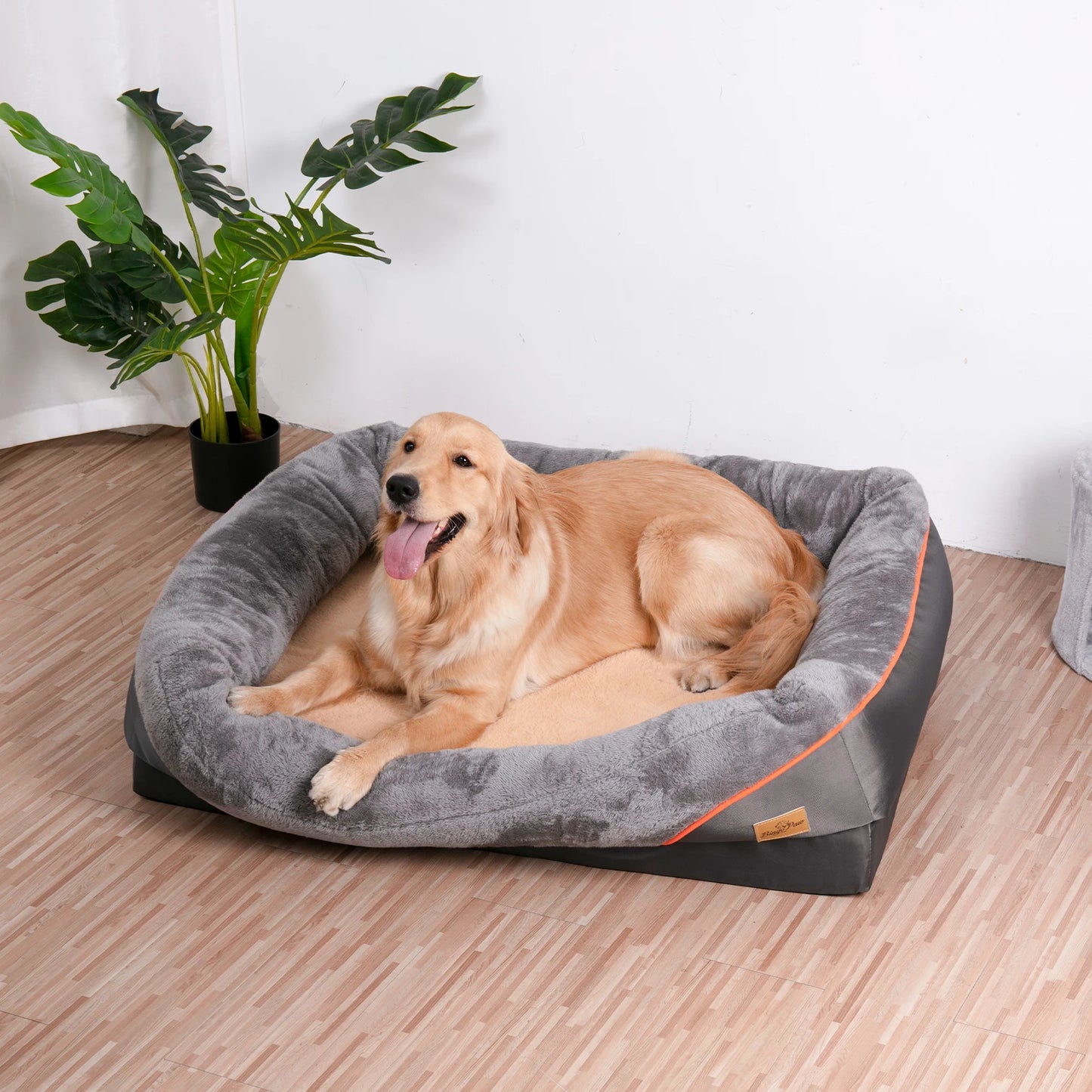 BINGOPAWCN Super Soft Orthopedic Foam Dog Bed With Removable Cover