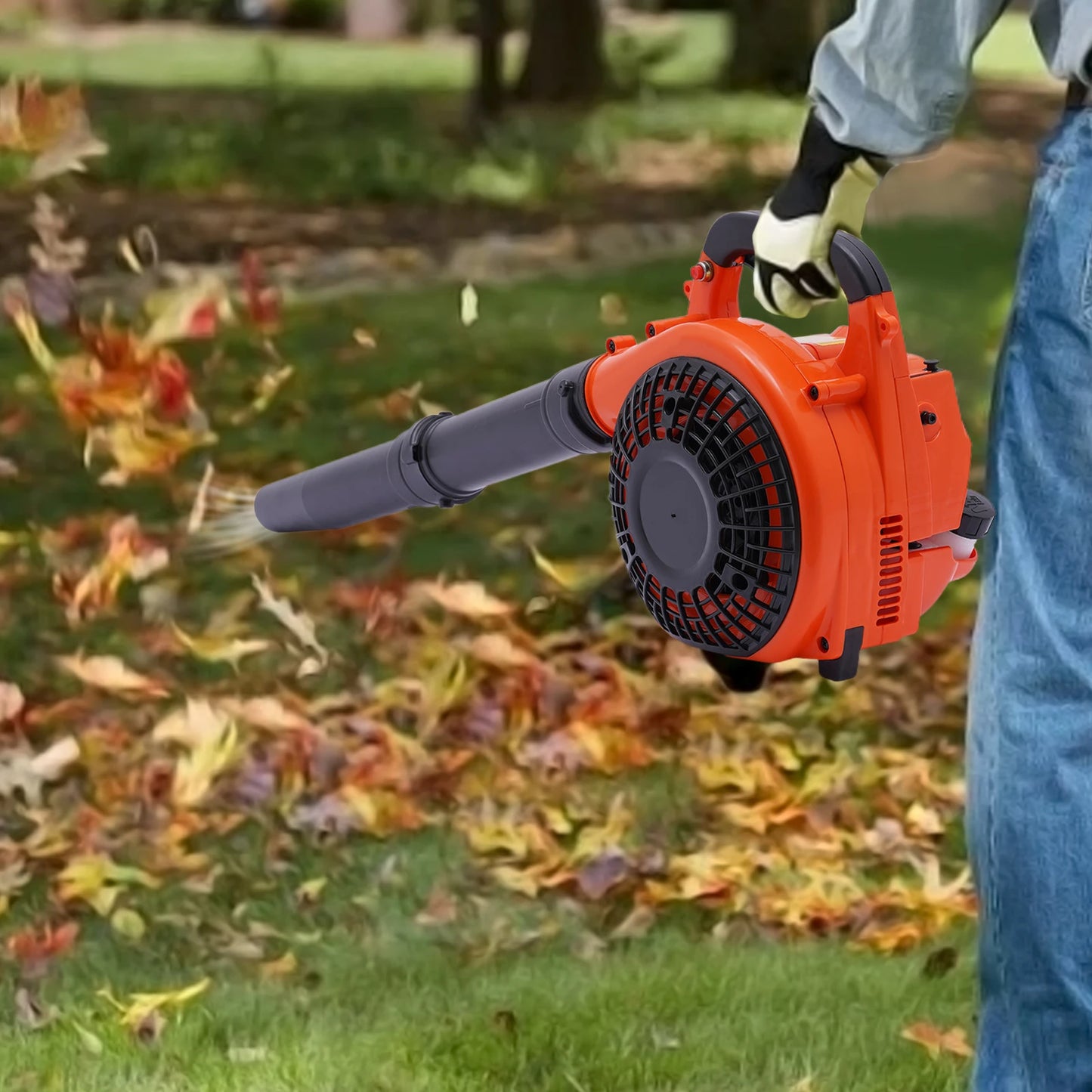 Gas Leaf Blower 2 Stroke Handheld Yard Cleaning Tool