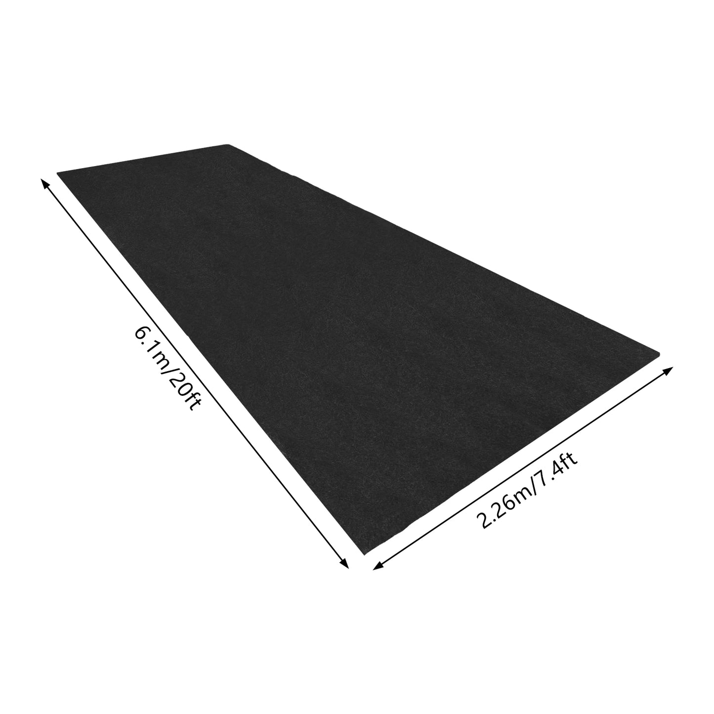 Garage Non Slip Mat Non Woven PE Waterproof Floor Protection