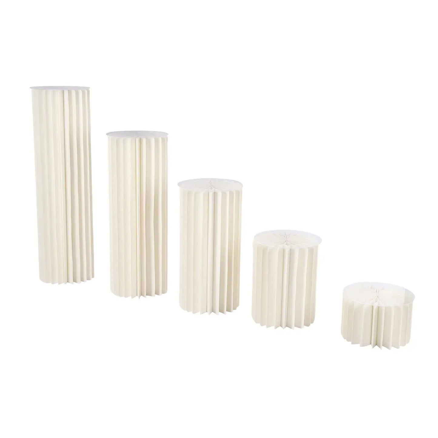 Wedding Cardboard Vases Centerpieces 5 Pack For Party Tables Decorations
