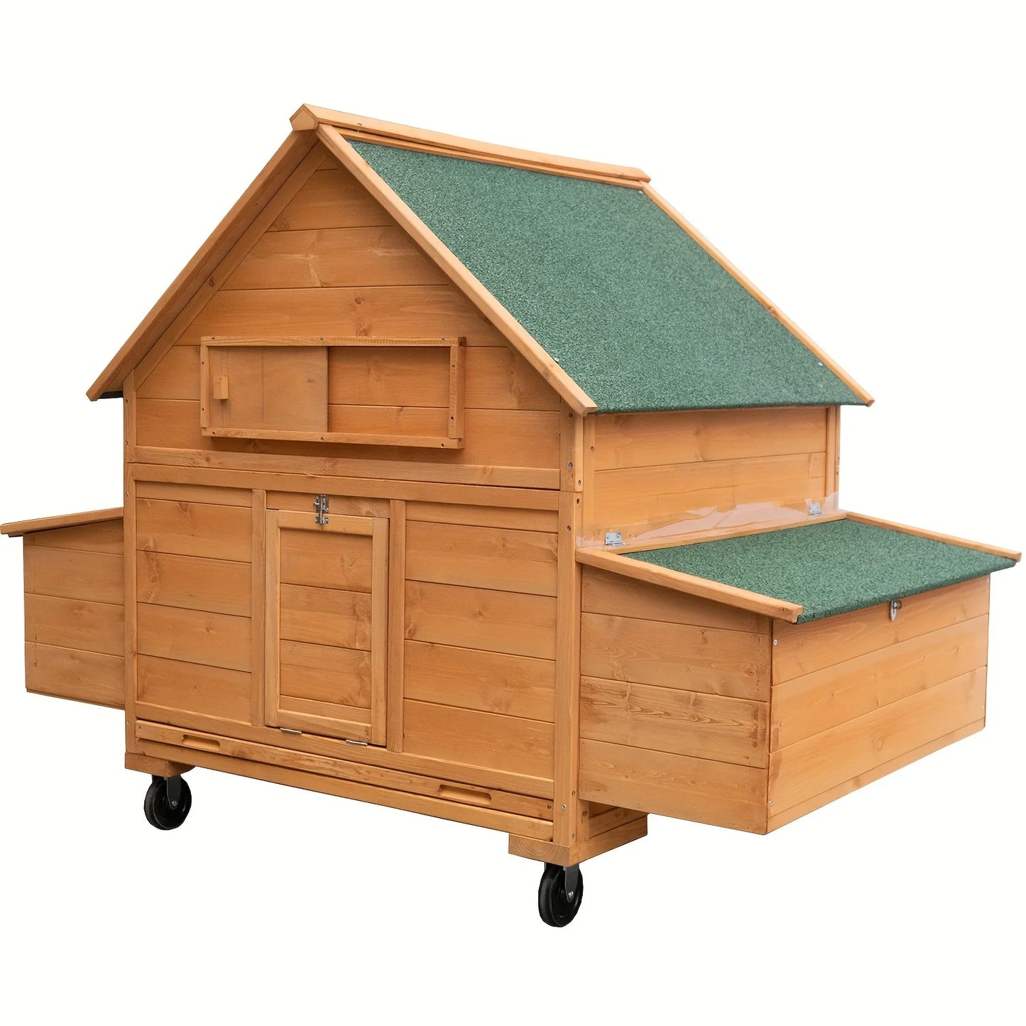 Movable Chicken Coop On Wheels For 6 To 8 Chickens