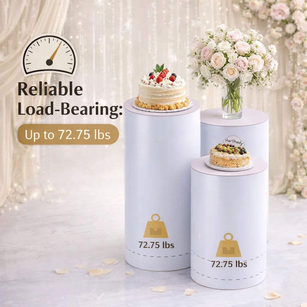 Acrylic Cylinder Stands For Weddings Events Birthday Cake And Flower Decor