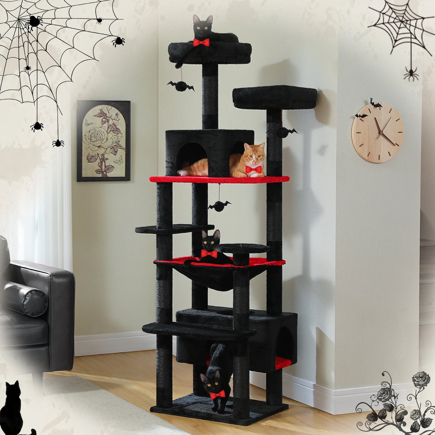 PAWZ Road Cat Tree Indoor Tower With Sisal Scratching Posts