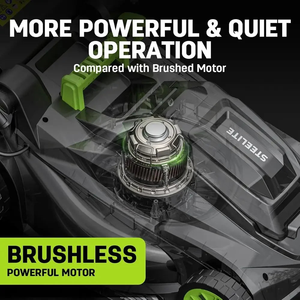 Cordless 3in1 Lawn Mower Trimmer Leaf Blower Combo Kit