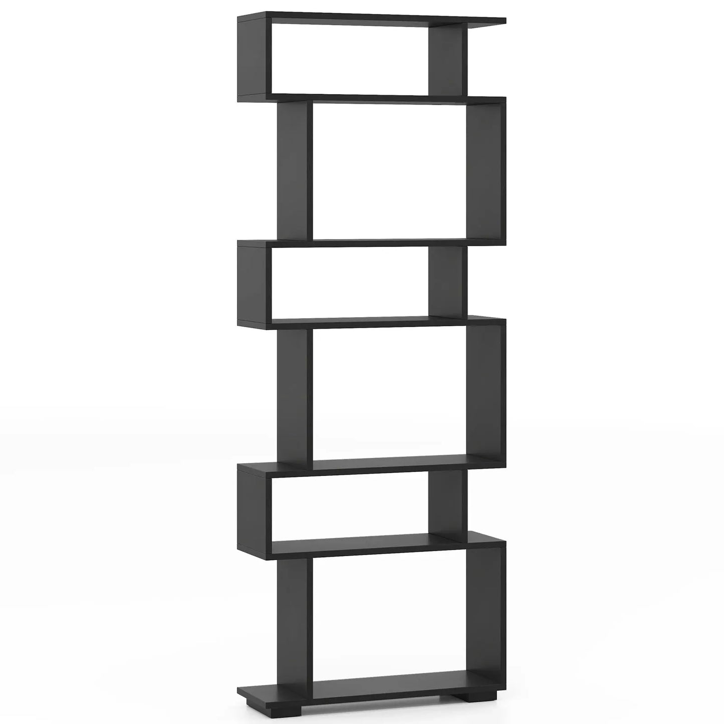 Homasis 6 Tier S Shaped Geometric Bookshelf Anti Toppling Kit