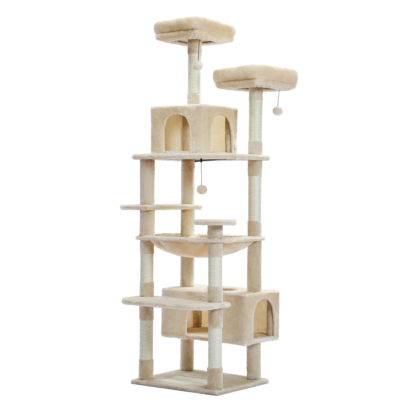 PAWZ Road Cat Tree Multi-Level Plush Condo With Scratching Posts