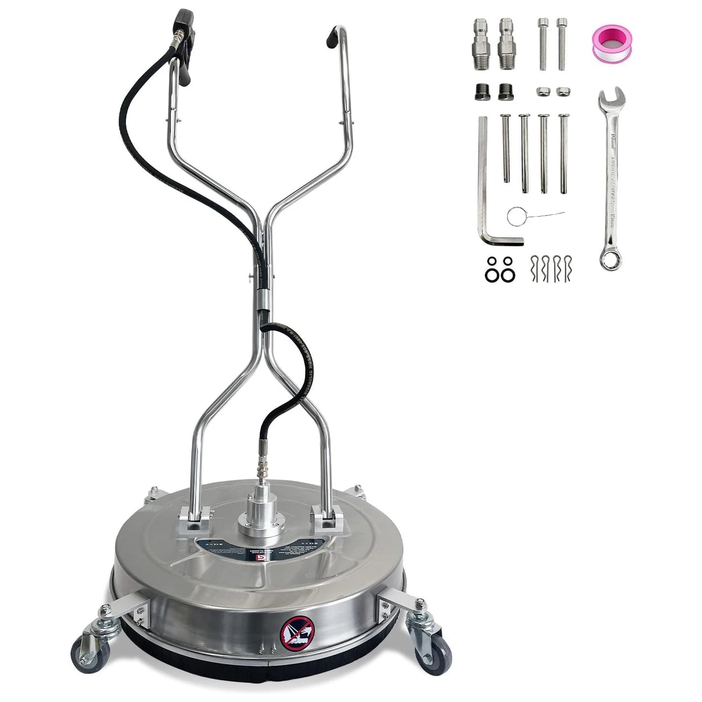 HiMISS 4600 PSI Surface Cleaner For Pressure Washer With Wheels