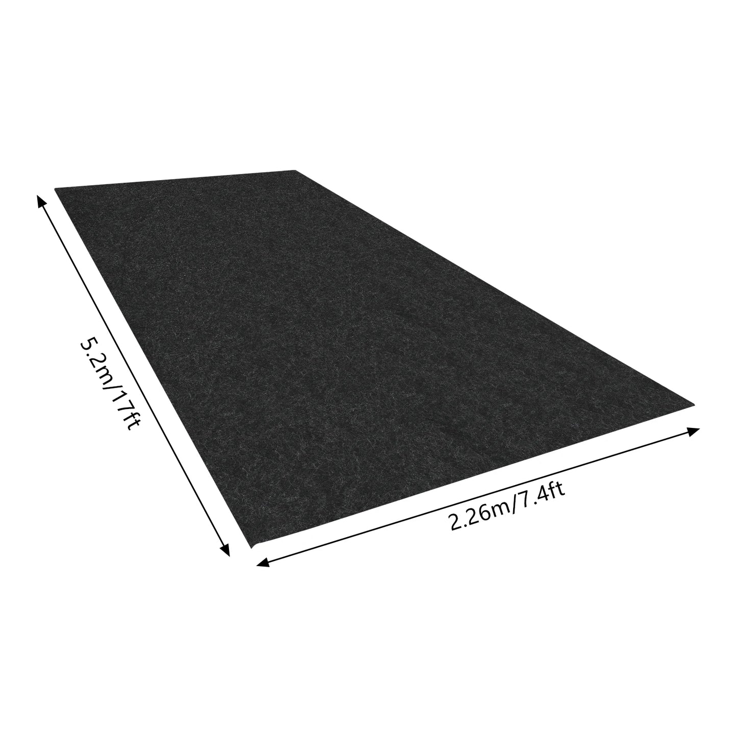 Garage Non Slip Mat Non Woven PE Waterproof Floor Protection