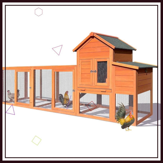 Weatherproof Chicken Coop With Nest Box And Removable Tray
